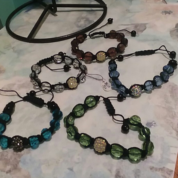 Crystal Pullstring Bracelet Bundle - Picture 8 of 9